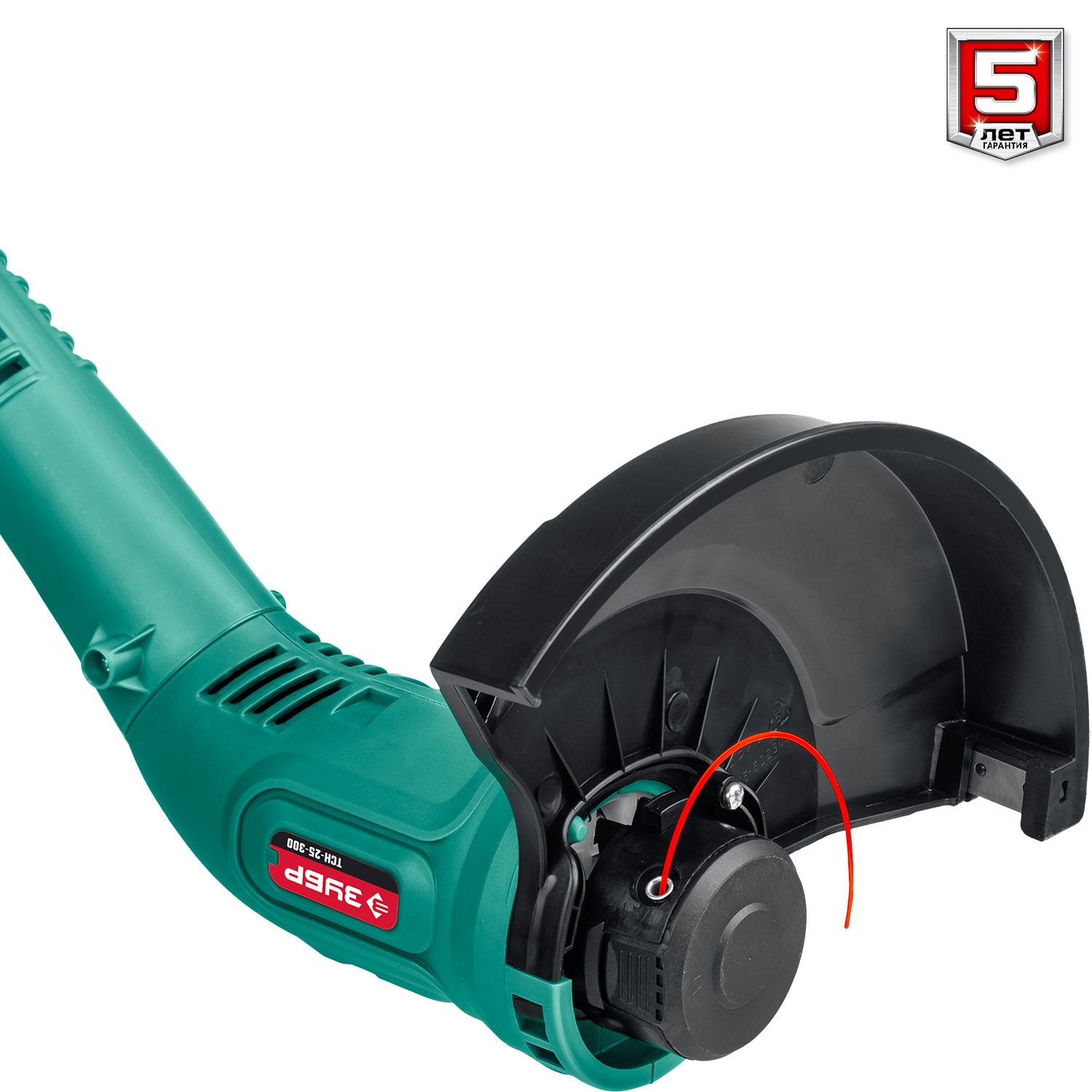 ЗУБР 300 Вт, ш/с 25 см, сетевой триммер (ТСН-25-300) — фото 7