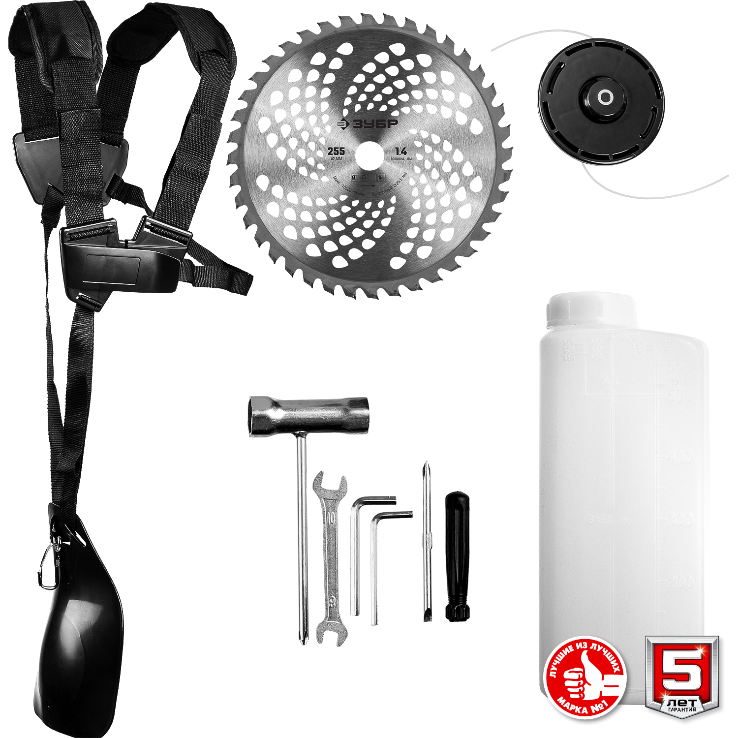 ЗУБР 2.5 кВт, бензиновый триммер (КРБ-2500-Р) — фото 13