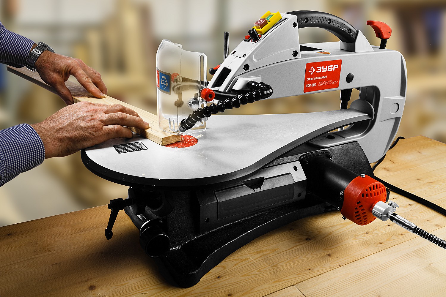 ЗУБР 50 мм, 250 Вт, лобзиковый станок (ЗСЛ-250) — фото 17