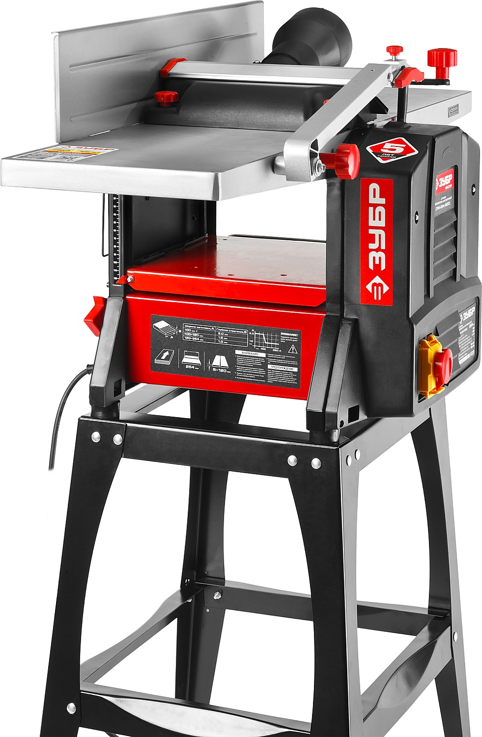 ЗУБР 254 мм, 1600 Вт, фуговально - рейсмусовый станок (СРФ-254-1600С) — фото 12