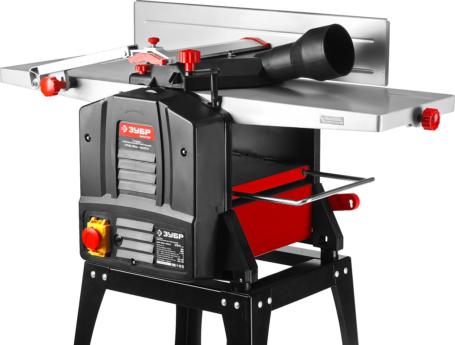 ЗУБР 254 мм, 1600 Вт, фуговально - рейсмусовый станок (СРФ-254-1600С) — фото 13
