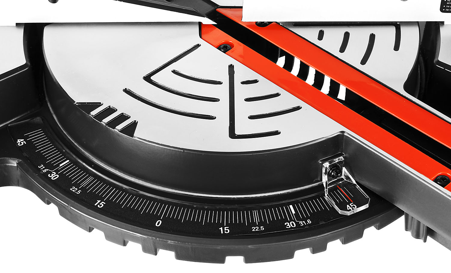 ЗУБР ЗПТ-255-1800 ПЛ пила торцовочная с протяжкой, d 255 х 30 мм, 1800 Вт — фото 10