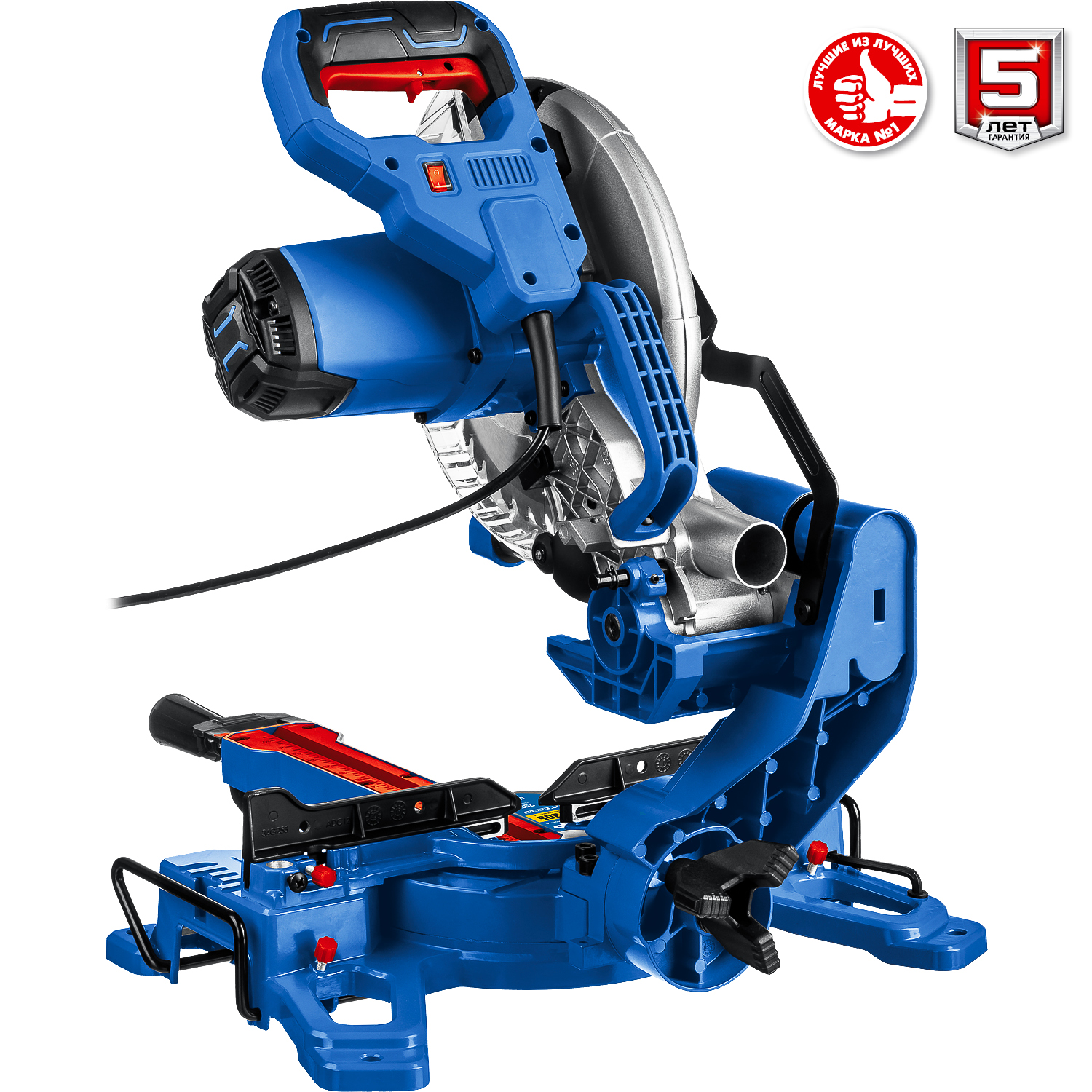 ЗУБР Профессионал ППТ-255-П пила торцовочная с протяжкой, d 255 х 30 мм, 2000 Вт — фото 9