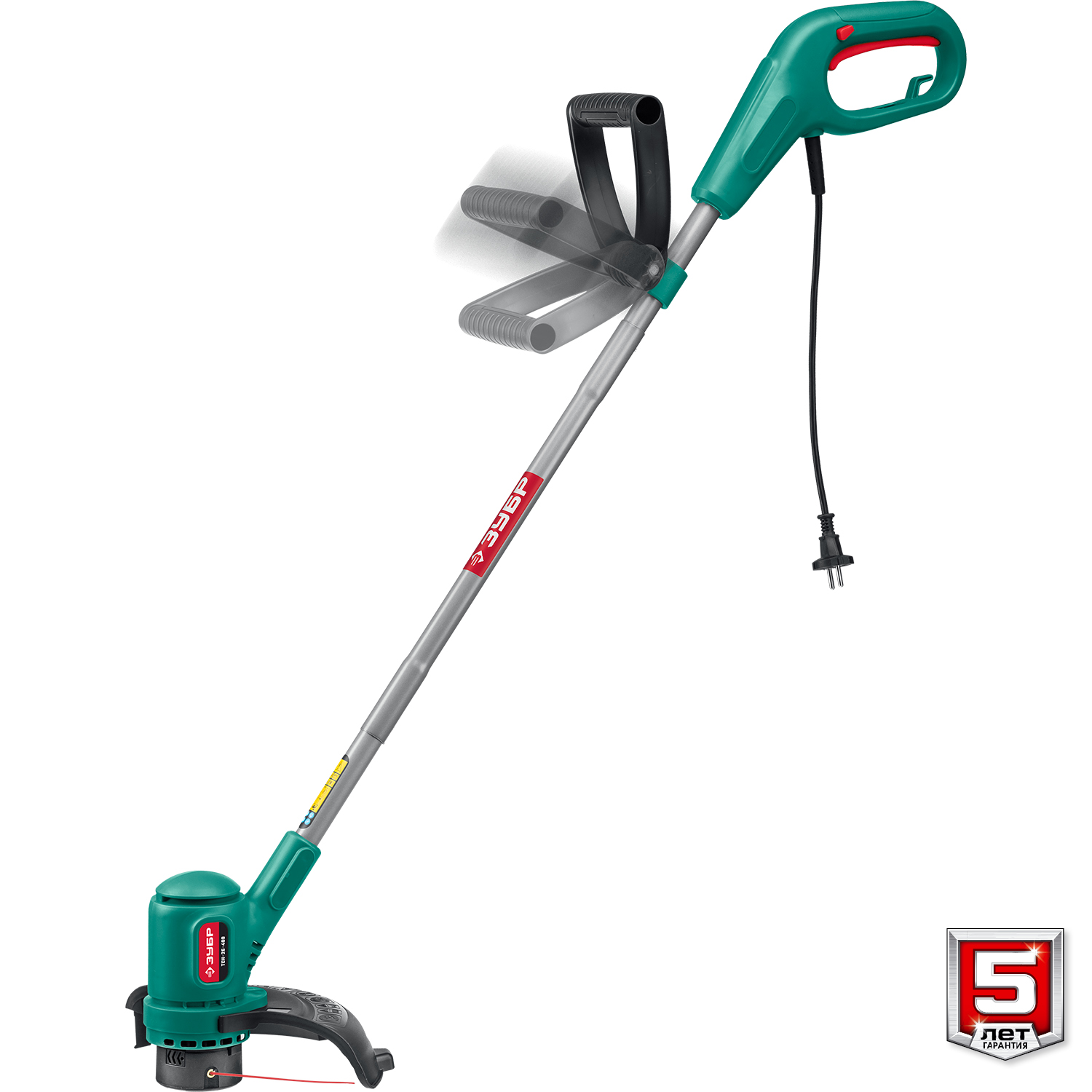 ЗУБР 400 Вт, ш/с 26 см, сетевой триммер (ТСН-26-400) — фото 8