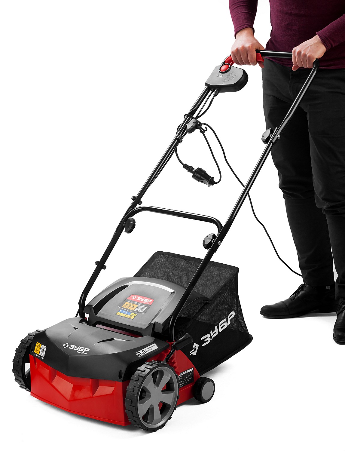 ЗУБР 1000 Вт, 32 см, электрический скарификатор-аэратор (ЗСЭ-32-1000) — фото 18