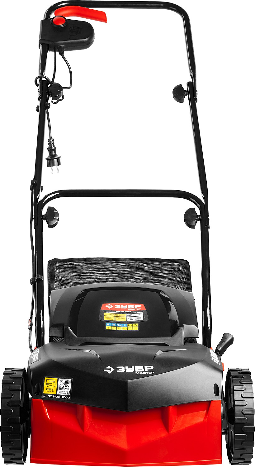 ЗУБР 1000 Вт, 32 см, электрический скарификатор-аэратор (ЗСЭ-32-1000) — фото 5