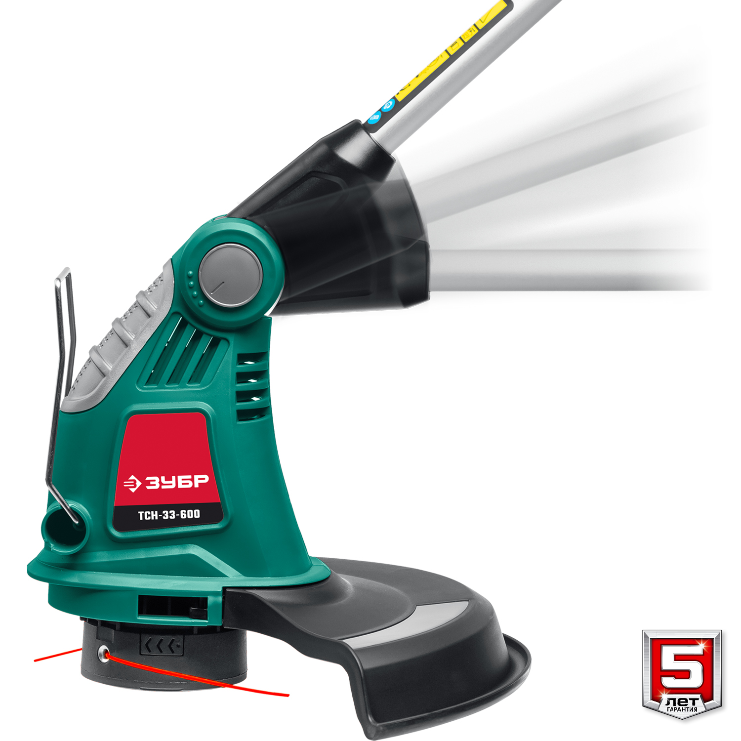 ЗУБР 600 Вт, ш/с 33 см, сетевой триммер (ТСН-33-600) — фото 11