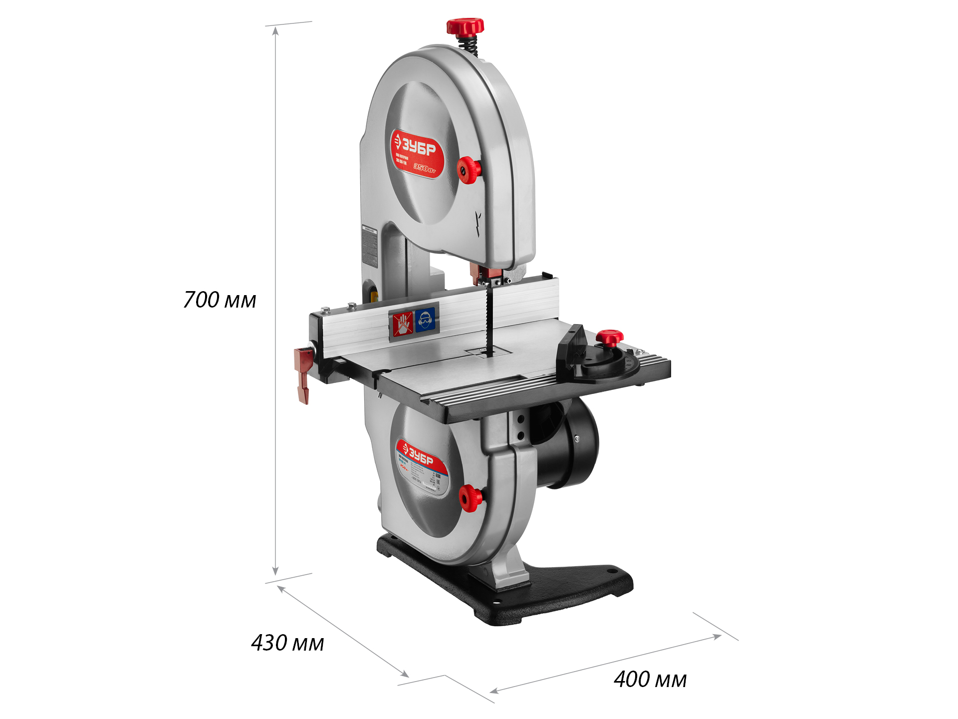 ЗУБР 190 мм, 350 Вт, ленточная пила (ЗПЛ-350-190) — фото 2