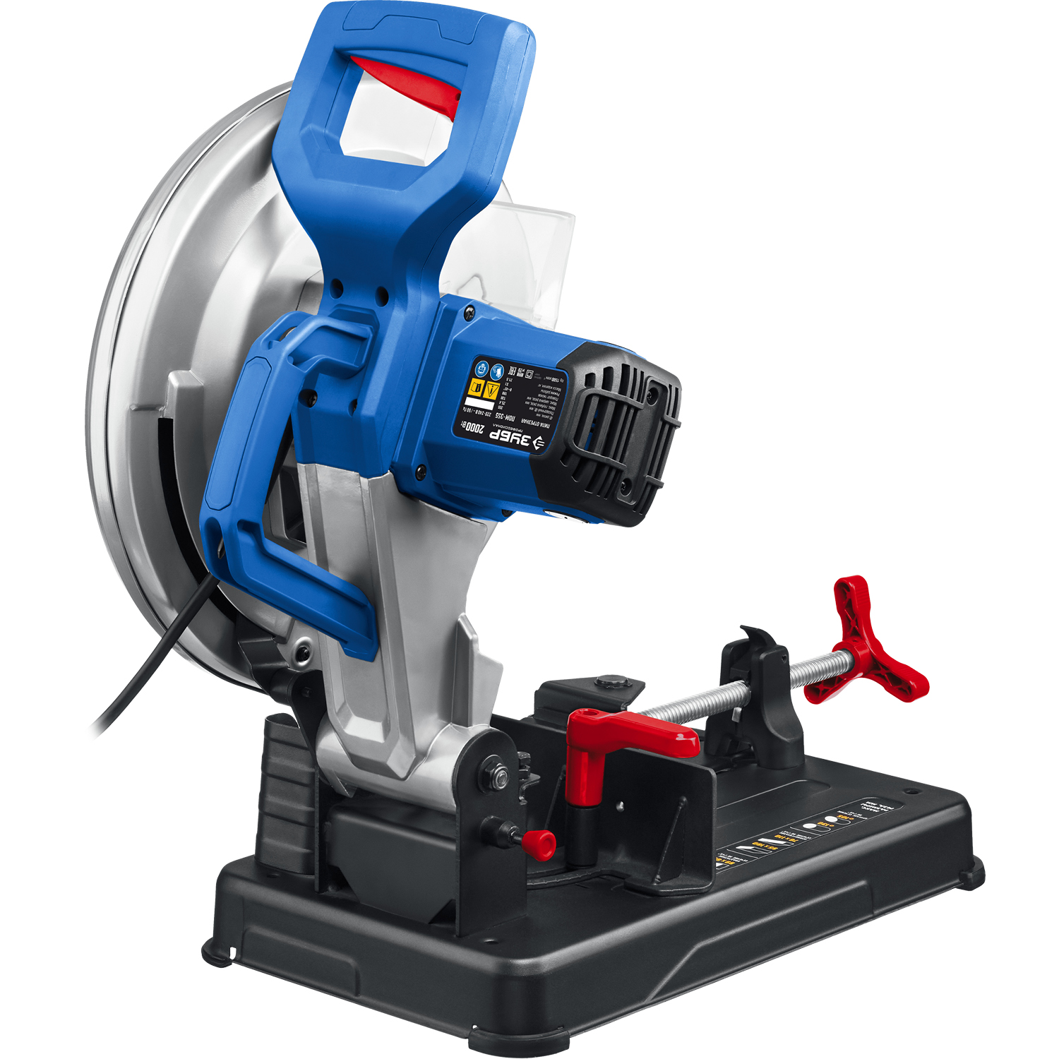 ЗУБР 355 мм, 2000 Вт, пила отрезная (монтажная) по металлу, холодная резка, Профессионал (ПОМ-355) — фото 12