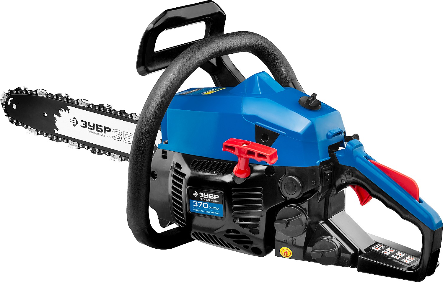 ЗУБР 37 см3, 35 см, бензопила, Профессионал (ПБЦ-370 35П) — фото 5