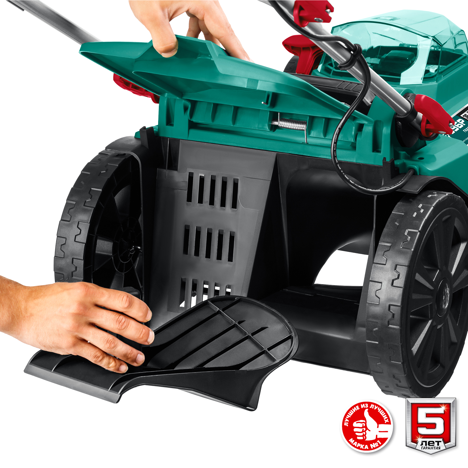 ЗУБР С1-18, 36 В, 37 см, без АКБ, бесщеточная газонокосилка (ГКЛ-3736) — фото 10