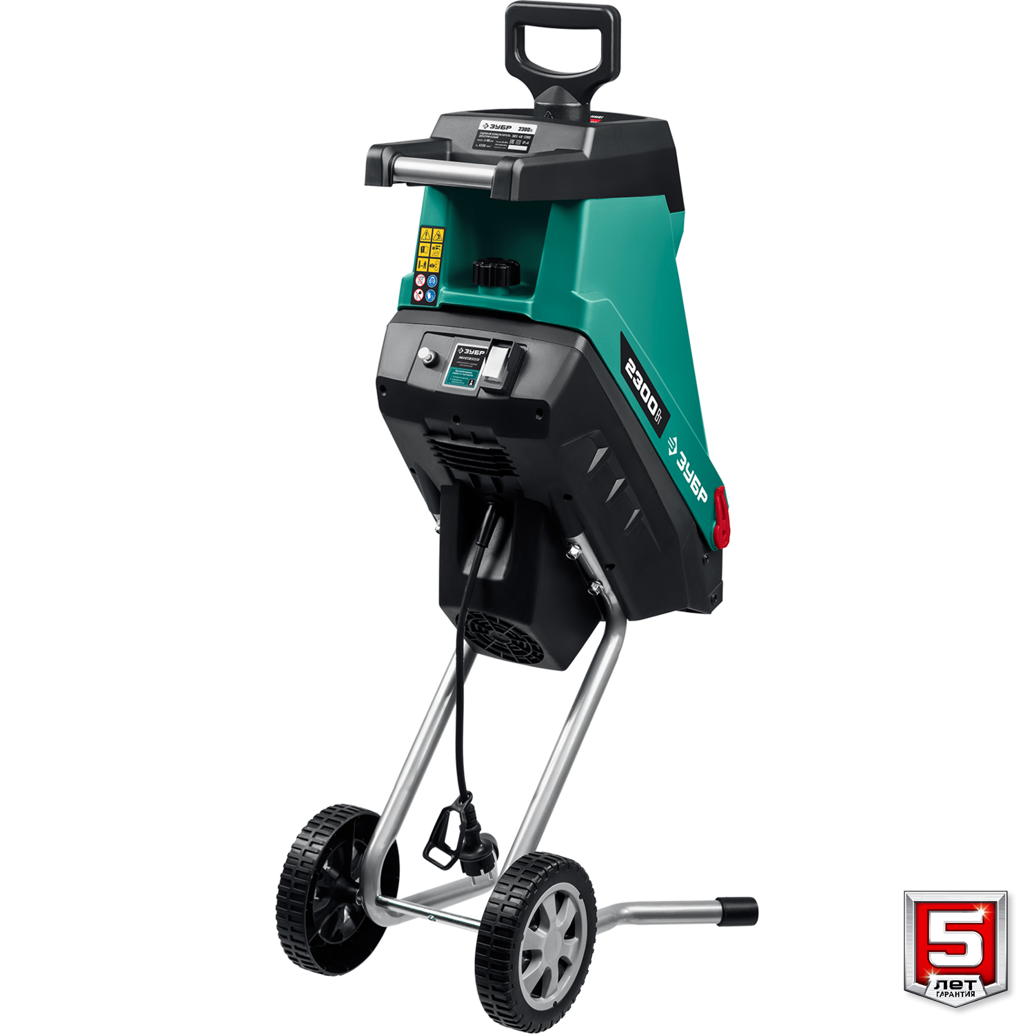 ЗУБР 2300 Вт, измельчитель садовый электрический (ЗИЭ-40-2300) — фото 7