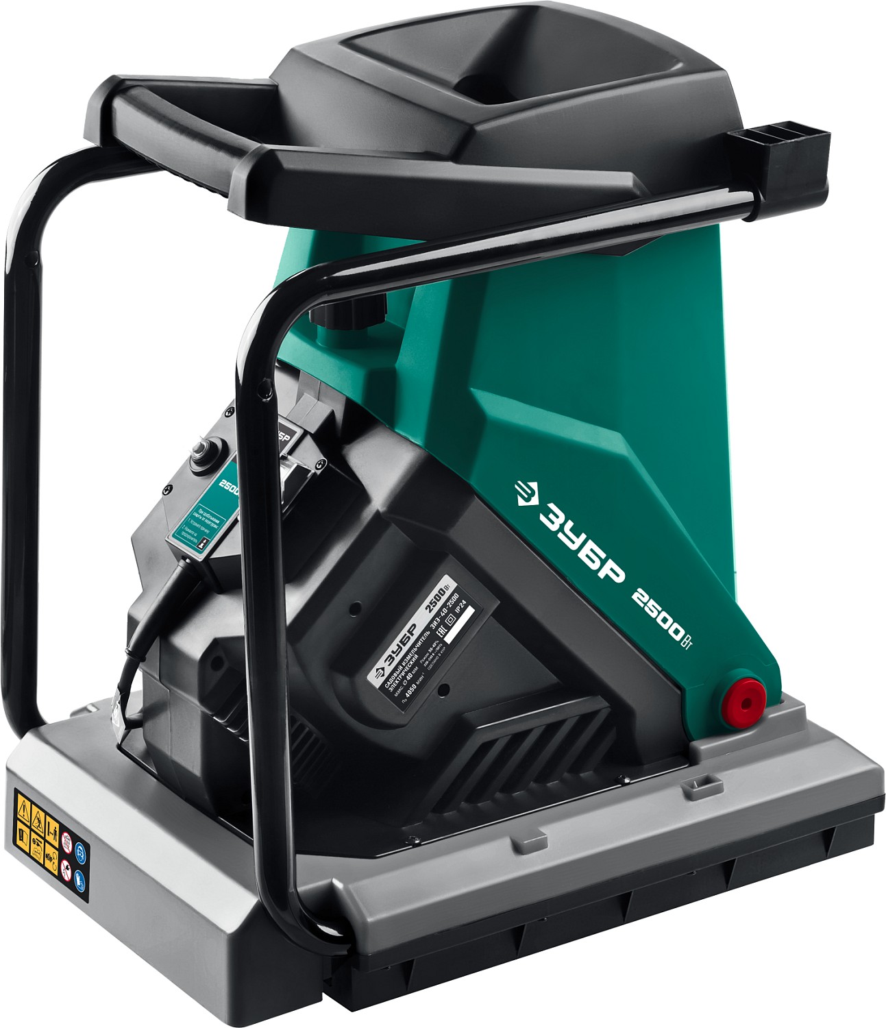 ЗУБР 2500 Вт, измельчитель садовый электрический (ЗИЭ-40-2500) — фото 10