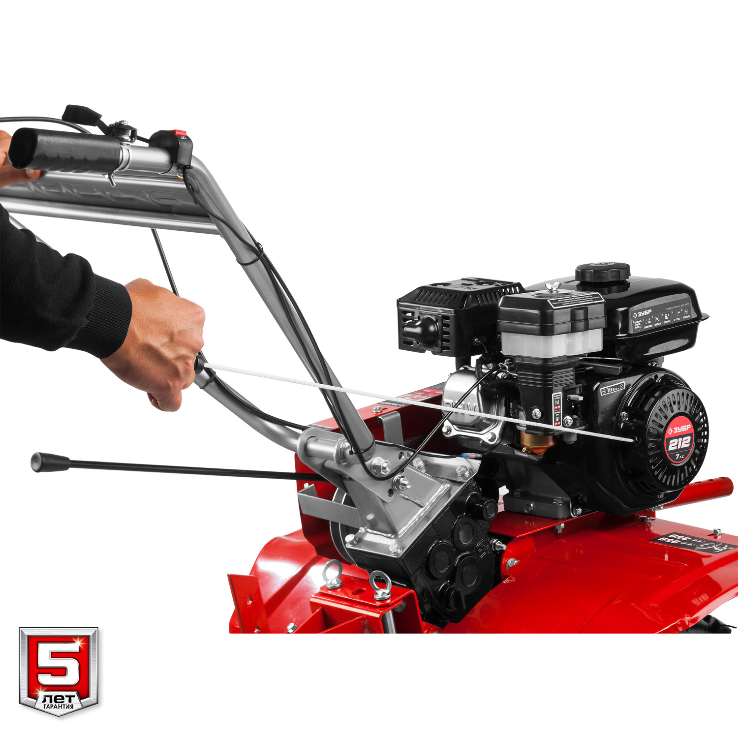 ЗУБР 7 л.с., мотоблок с понижающей передачей (МТБ-400) — фото 12