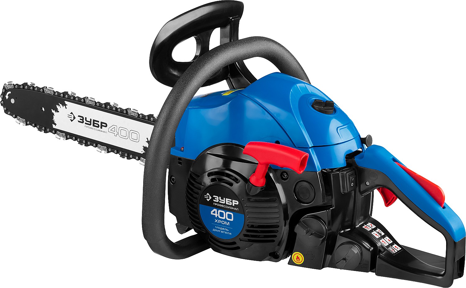 ЗУБР 40 см3, 40 см, бензопила, Профессионал (ПБЦ-400 40П) — фото 6