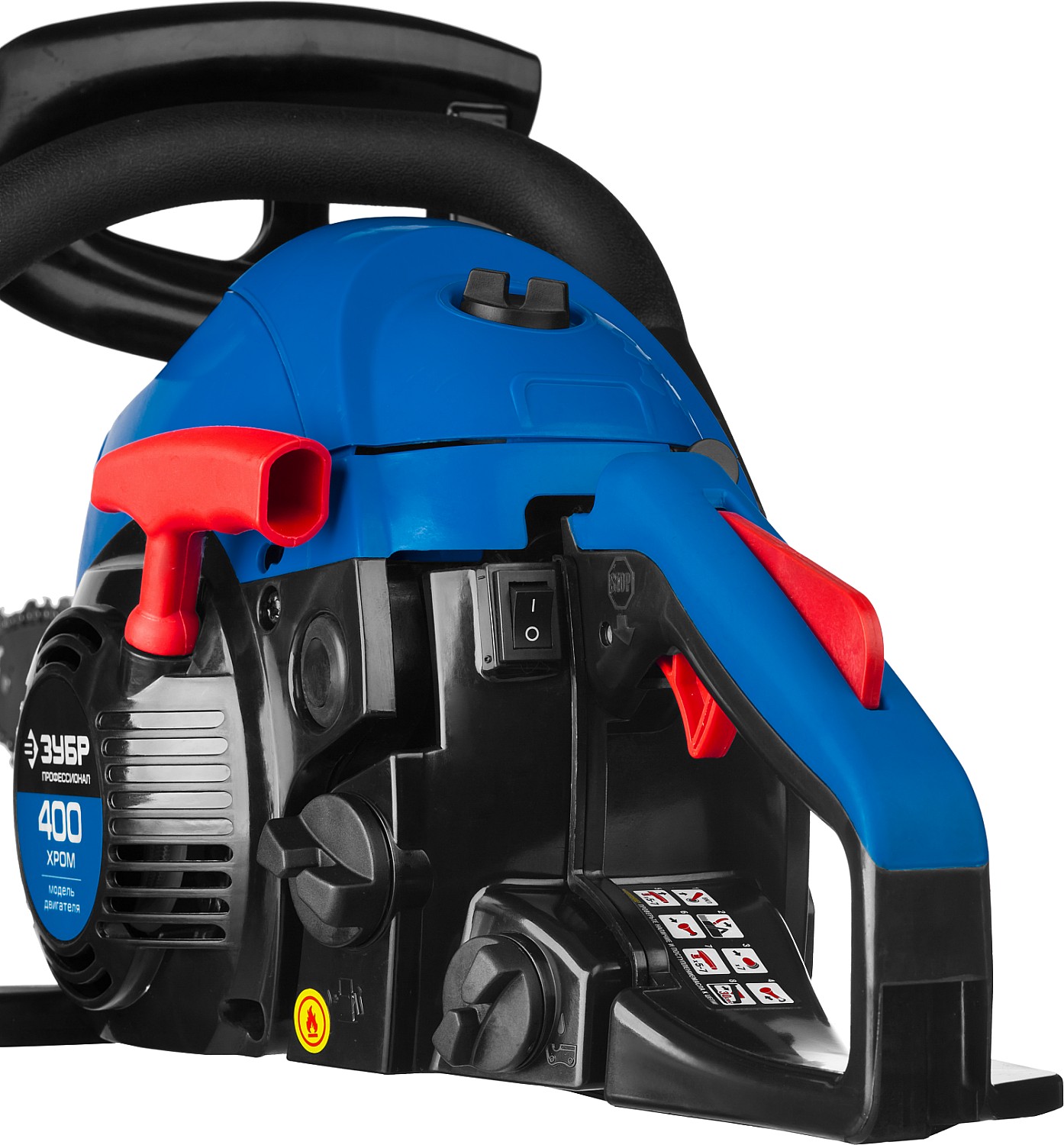 ЗУБР 40 см3, 40 см, бензопила, Профессионал (ПБЦ-400 40П) — фото 7