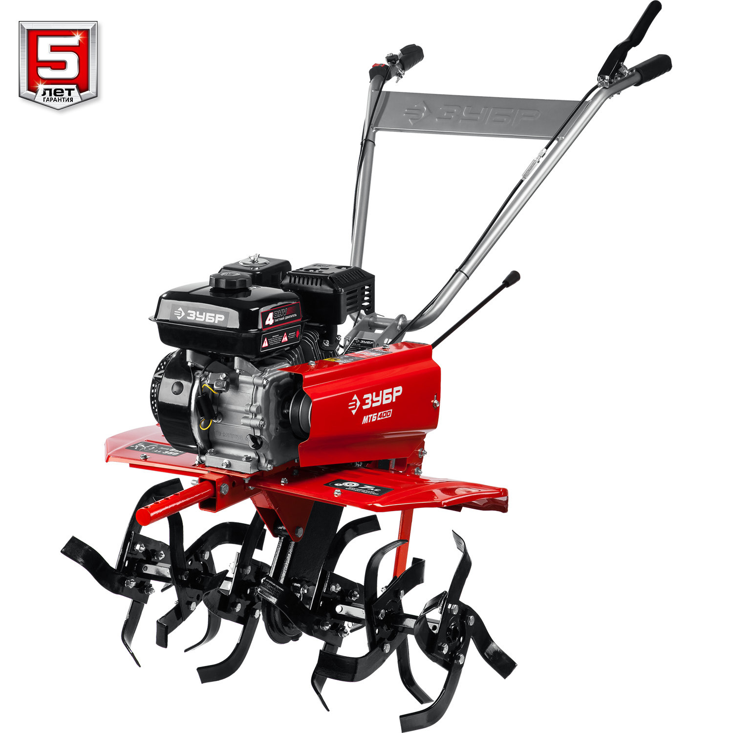 ЗУБР 7 л.с., мотоблок с понижающей передачей (МТБ-400) — фото 8