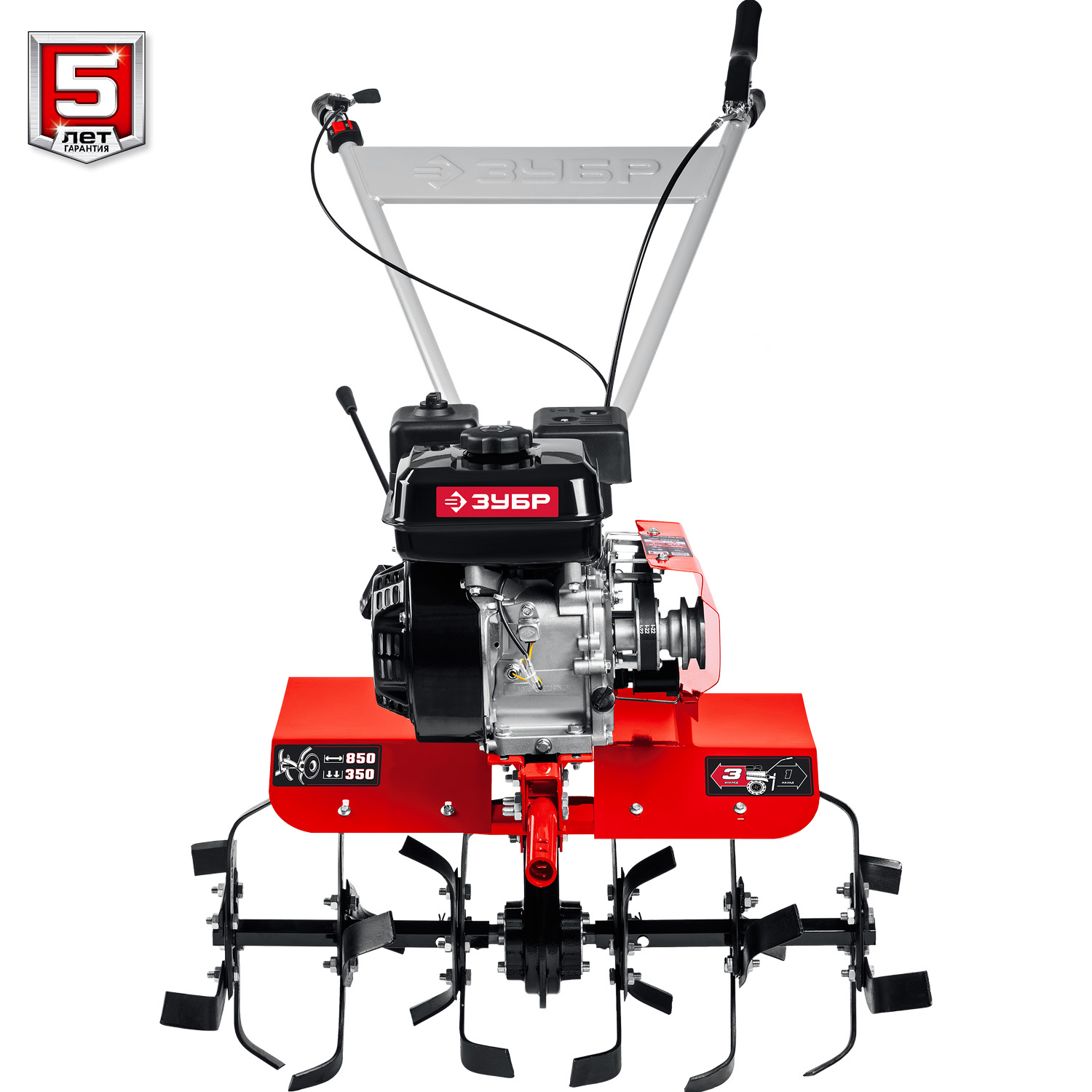 ЗУБР увеличенные колеса, 7 л.с., мотоблок с понижающей передачей (МТБ-400 У) — фото 9