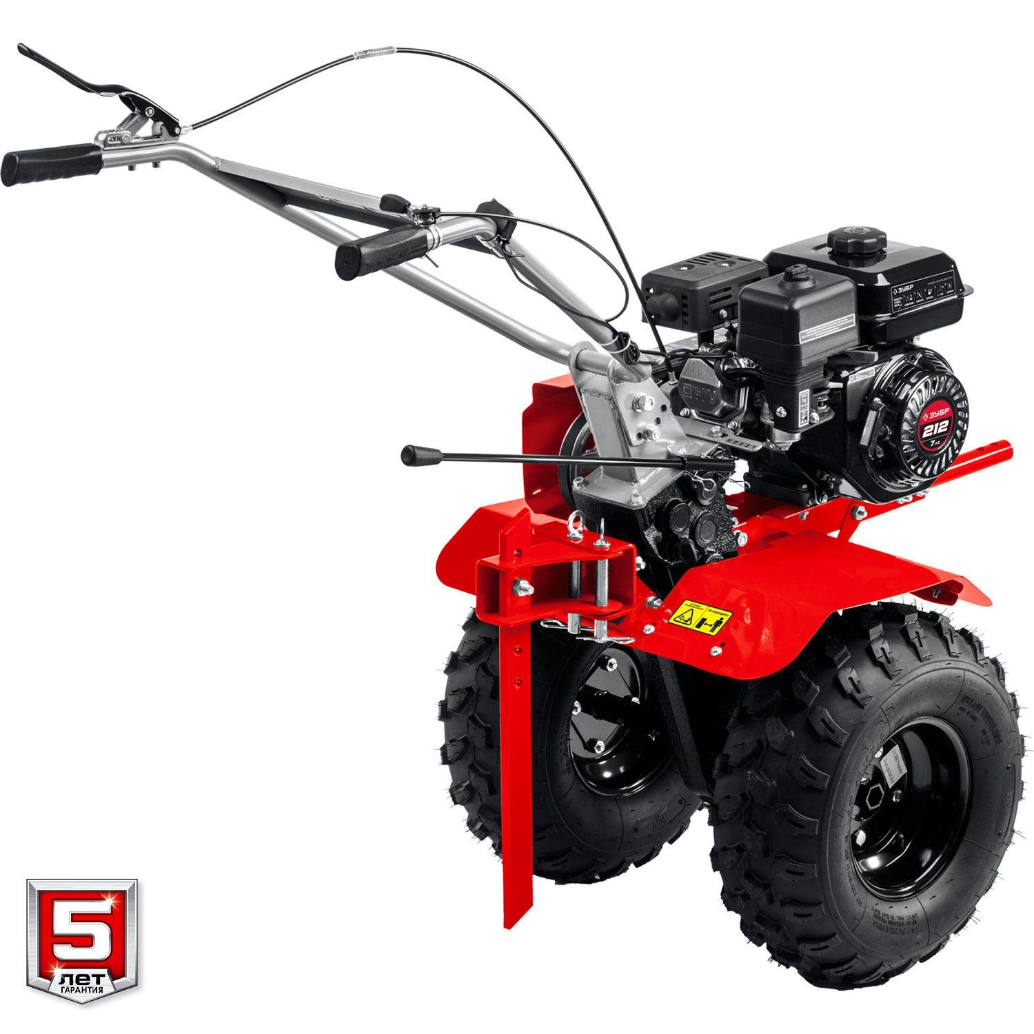 ЗУБР увеличенные колеса, 7 л.с., мотоблок с понижающей передачей (МТБ-400 У) — фото 10