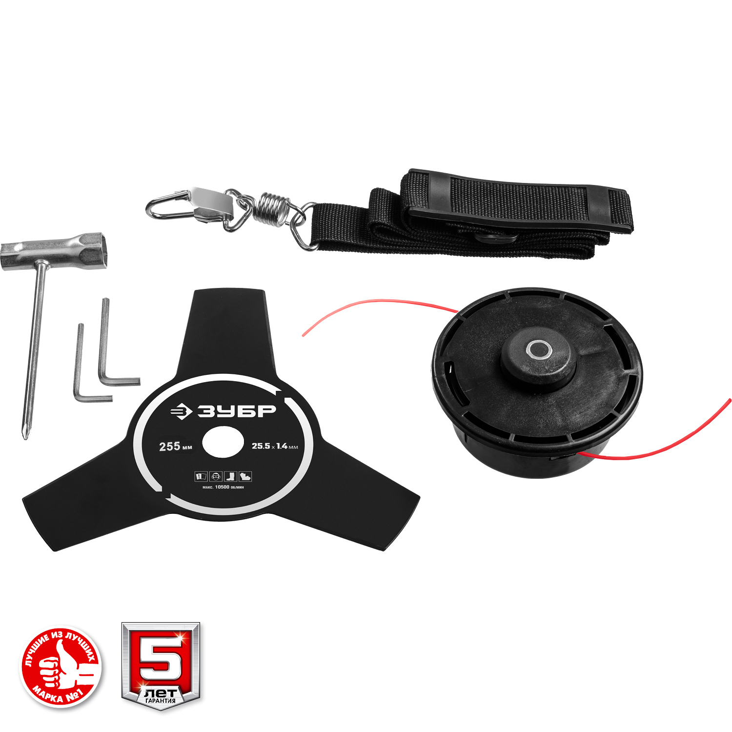 ЗУБР 1700 Вт, ш/с 42 см, сетевой триммер (КСВ-42-1700) — фото 9