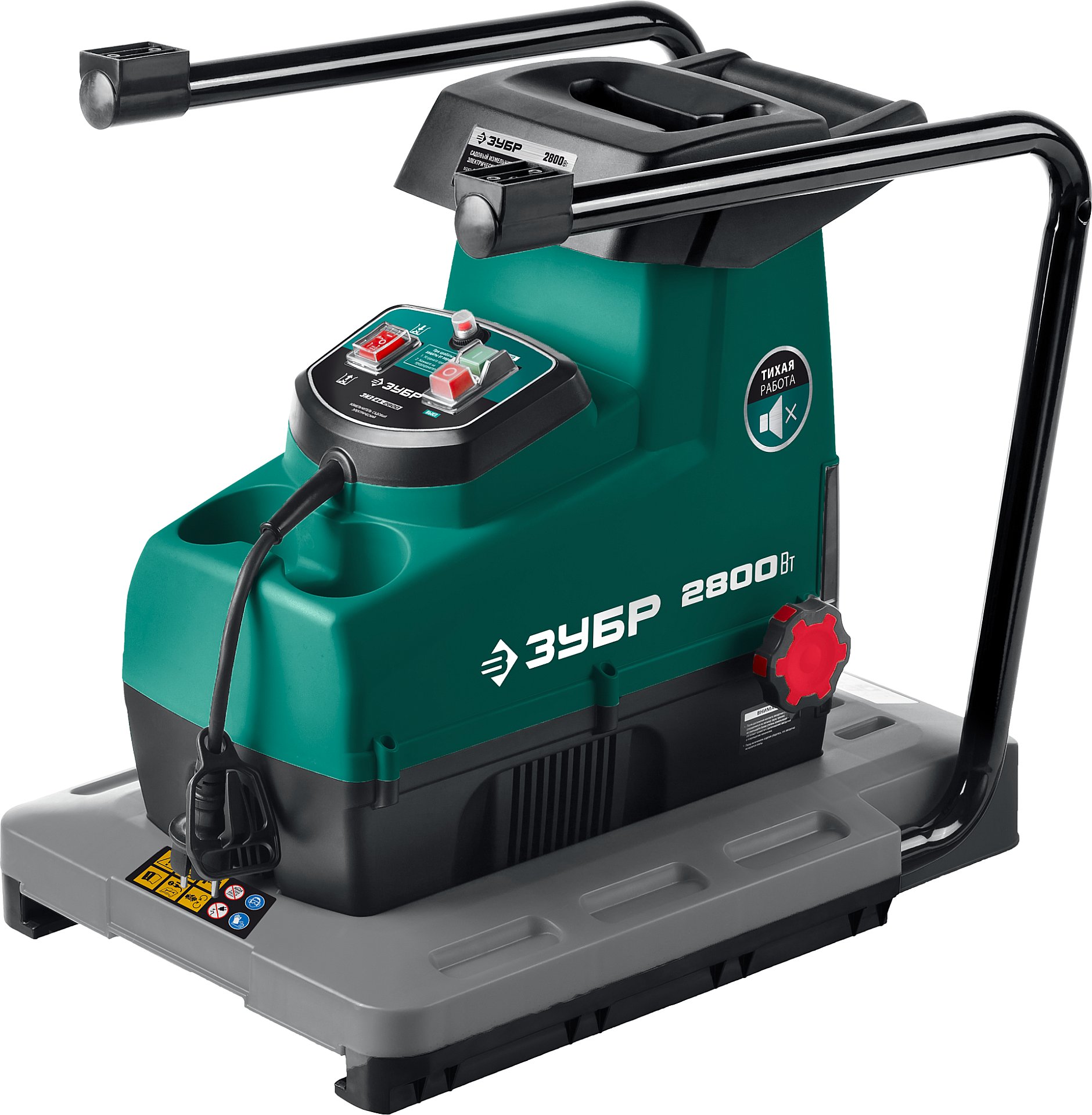 ЗУБР 2800 Вт, измельчитель садовый электрический (ЗИЭ-44-2800) — фото 18