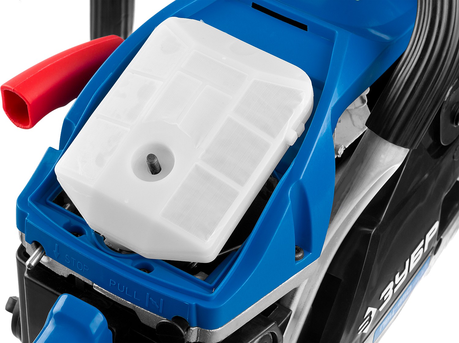 ЗУБР 45 см3, 40 см, бензопила, Профессионал (ПБЦ-450 40П) — фото 9