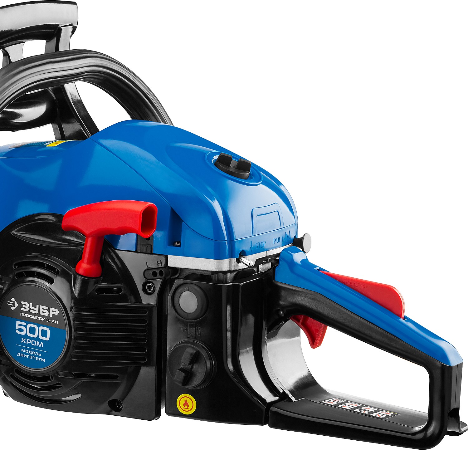 ЗУБР 49 см3, 45 см, бензопила, Профессионал (ПБЦ-490 45ДП) — фото 9