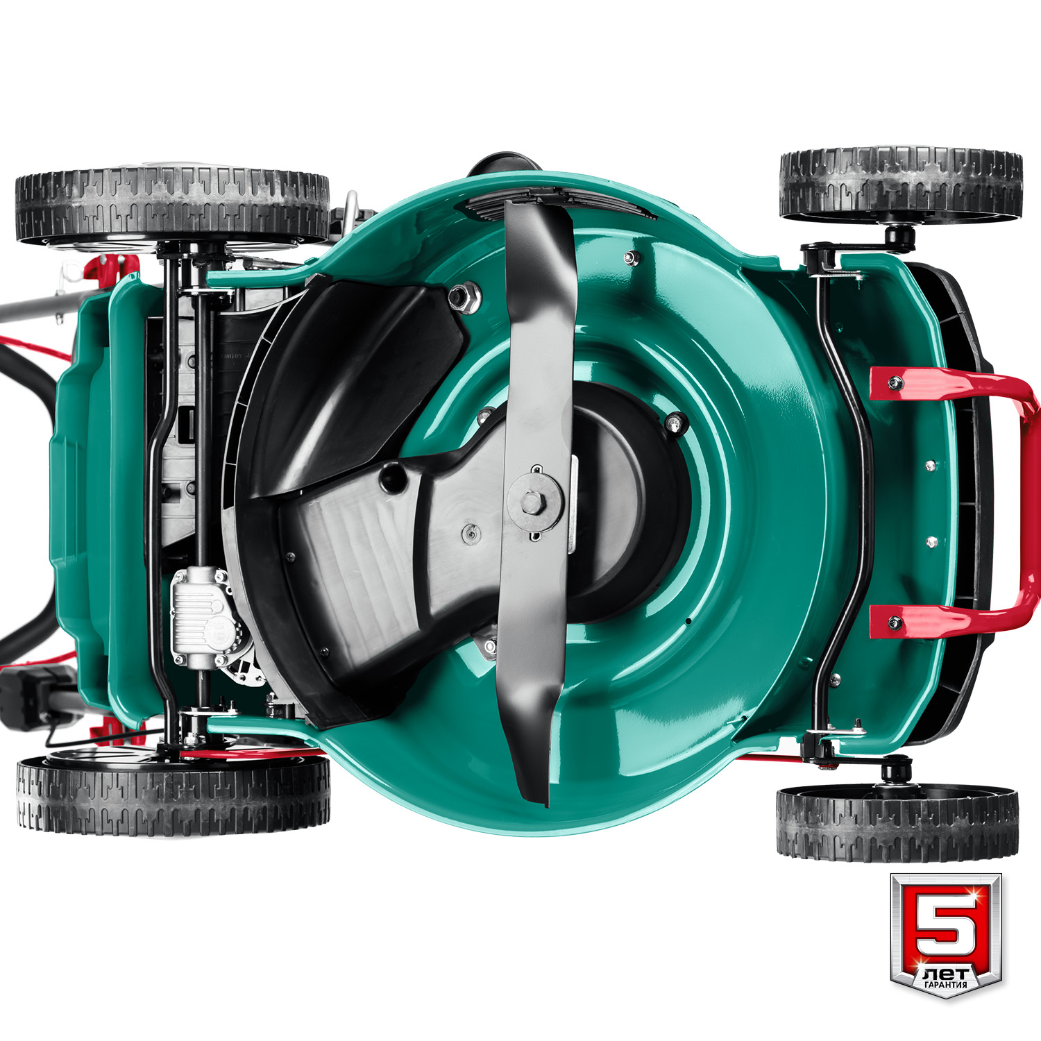 ЗУБР 510 мм, 6.5 л.с., бензиновая самоходная газонокосилка (ГБС-510) — фото 14