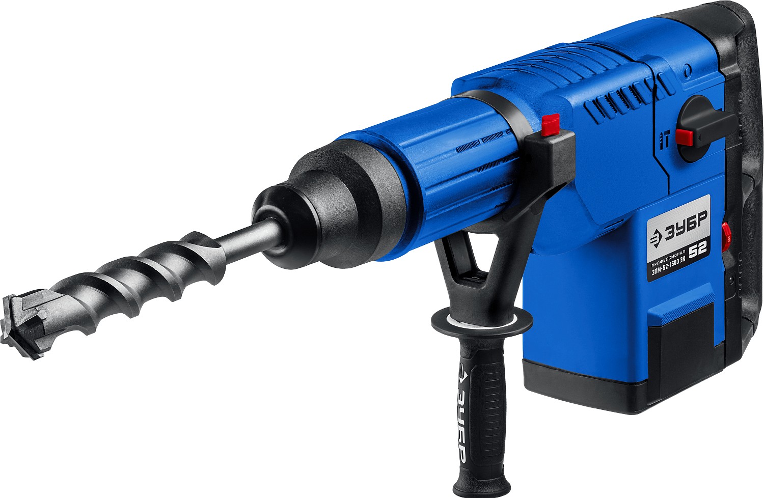 ЗУБР 52 мм, 1500 Вт, перфоратор SDS-Max, Профессионал (ЗПМ-52-1500 ЭК) — фото 3