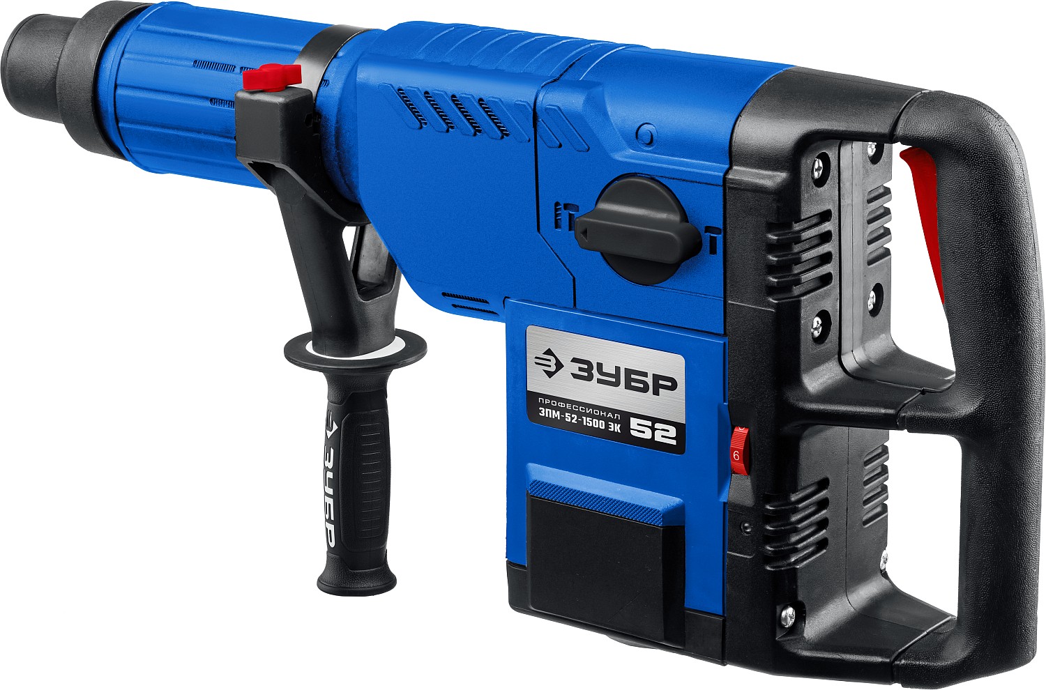 ЗУБР 52 мм, 1500 Вт, перфоратор SDS-Max, Профессионал (ЗПМ-52-1500 ЭК) — фото 4