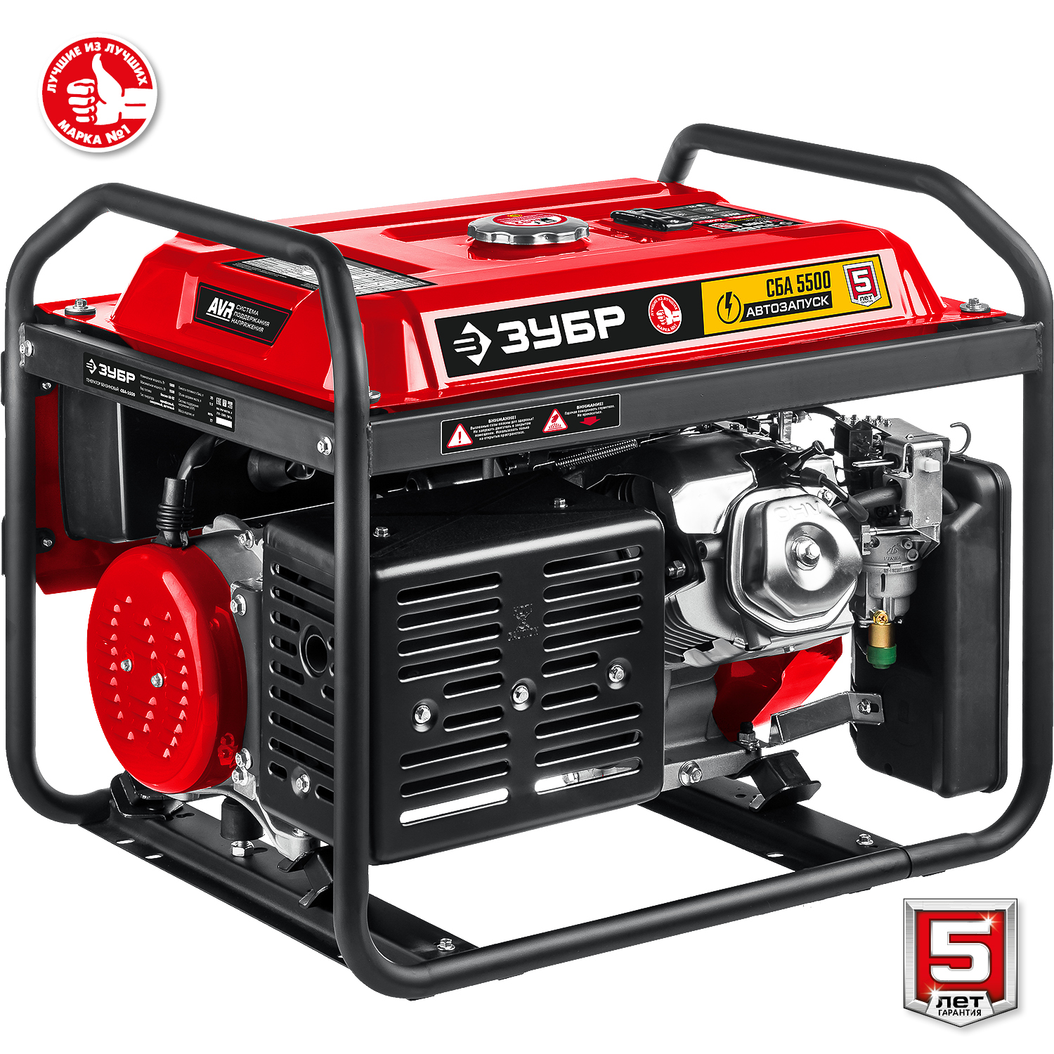 ЗУБР 5500 Вт, бензиновый генератор с автозапуском (СБА-5500) — фото 17