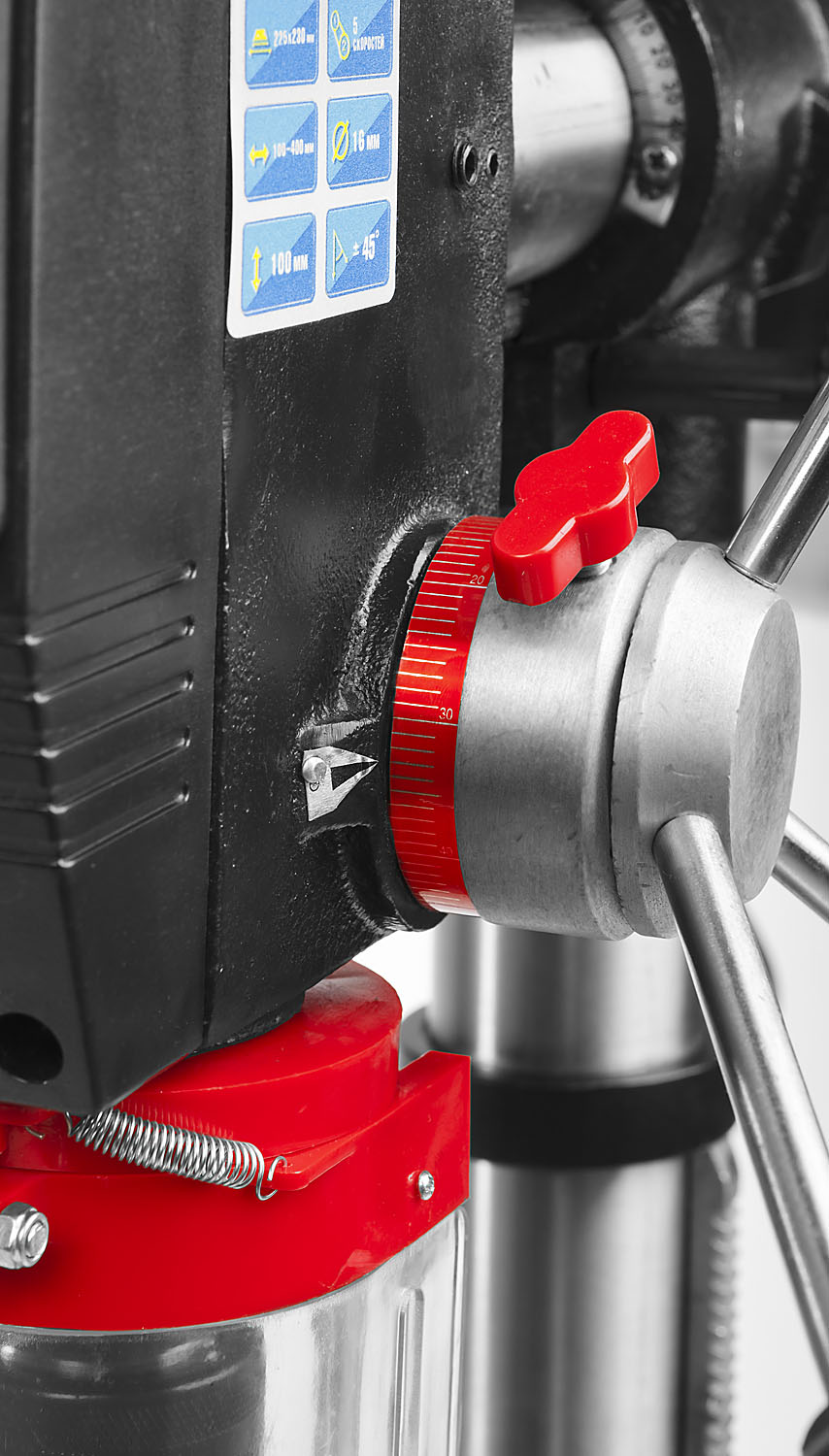 ЗУБР 550 Вт, 16 мм, радиально - сверлильный станок (ЗСС-550) — фото 12