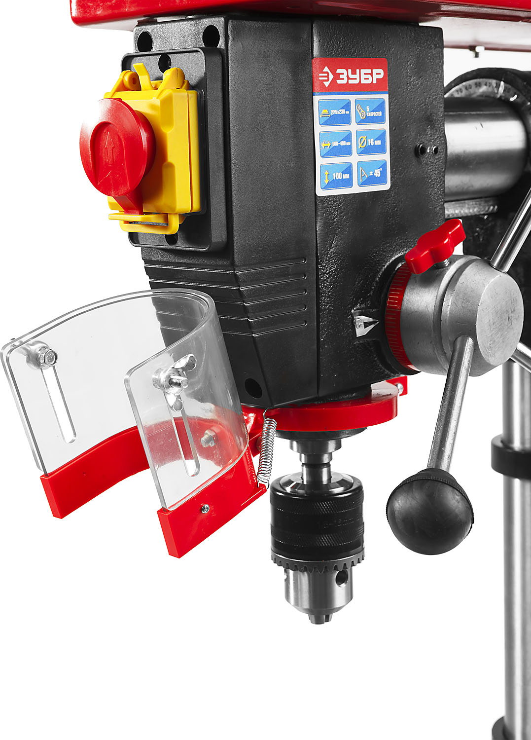 ЗУБР 550 Вт, 16 мм, радиально - сверлильный станок (ЗСС-550) — фото 10