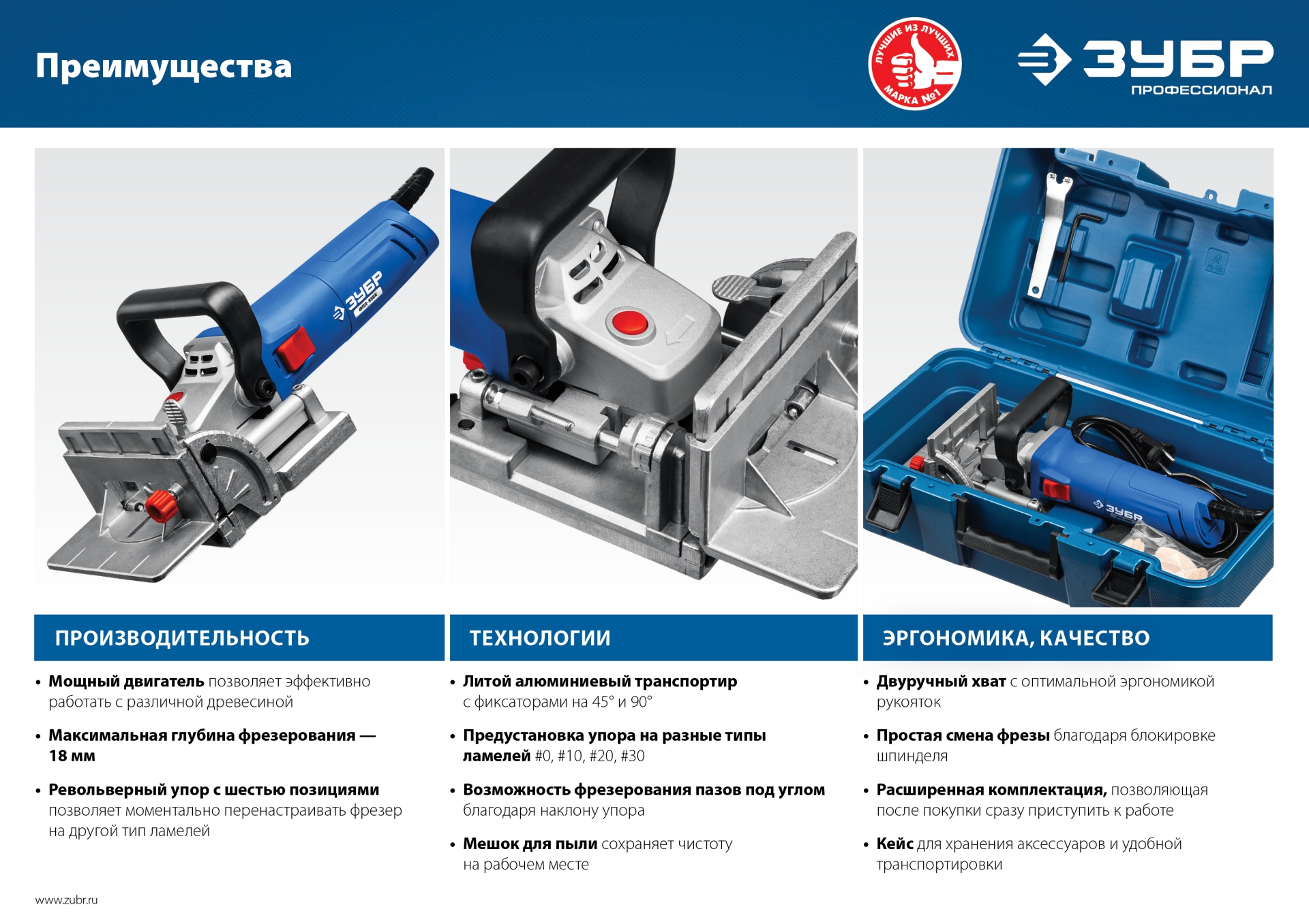 ЗУБР d 100 мм, 950 Вт, ламельный фрезер, кейс, Профессионал (ФПЛ-950 К) — фото 18