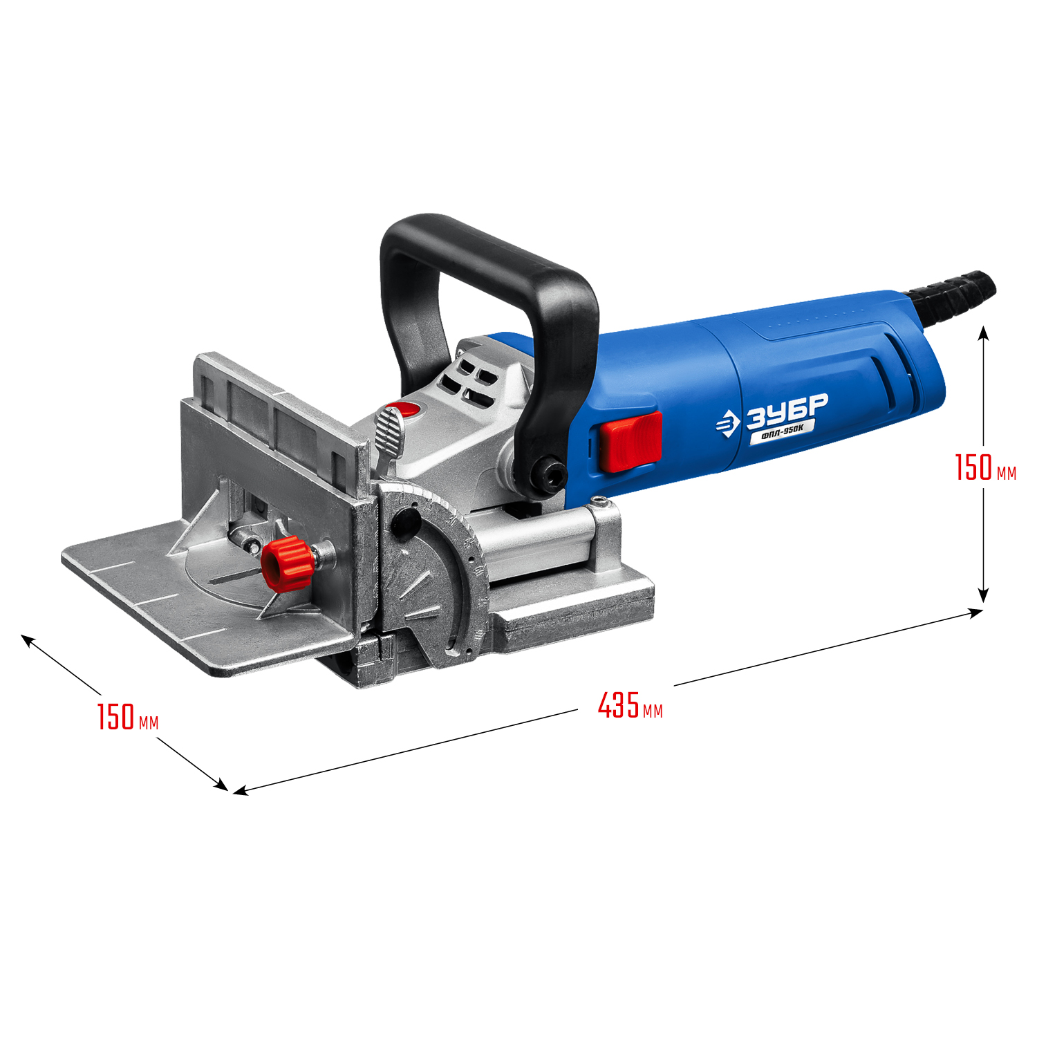 ЗУБР d 100 мм, 950 Вт, ламельный фрезер, кейс, Профессионал (ФПЛ-950 К) — фото 3
