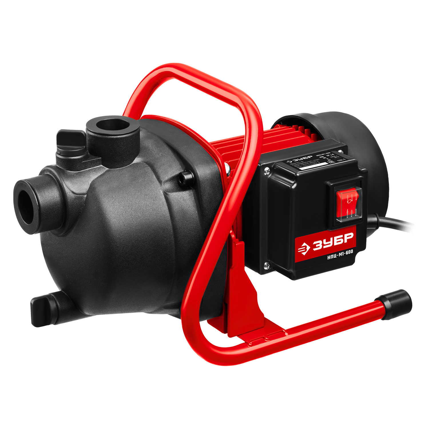 ЗУБР 600 Вт, поверхностный (садовый) центробежный насос (НПЦ-М1-600) — фото 8