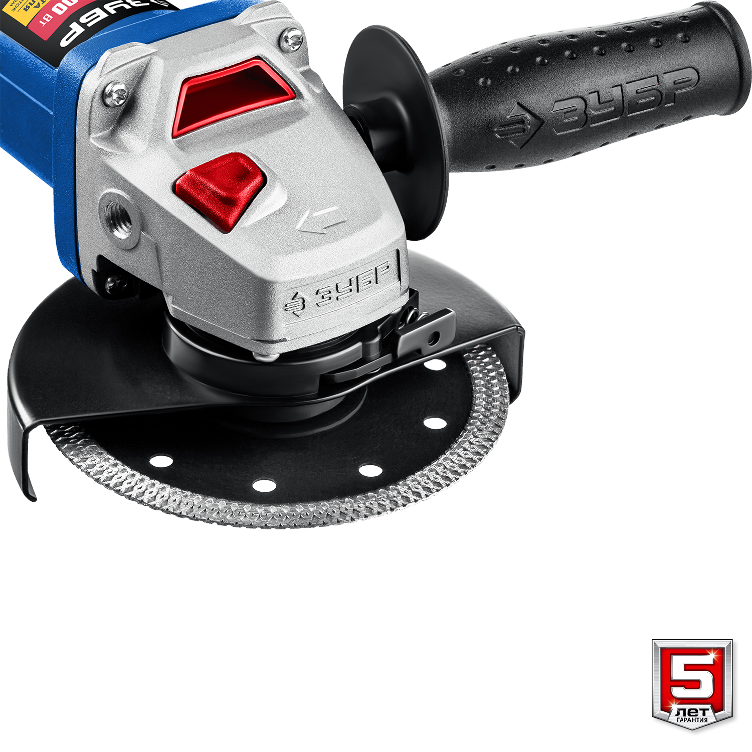 ЗУБР 1500 Вт, d125 мм, УШМ, регулировка оборотов, Профессионал (УШМ-П125-1500 ЭПСТ) — фото 9