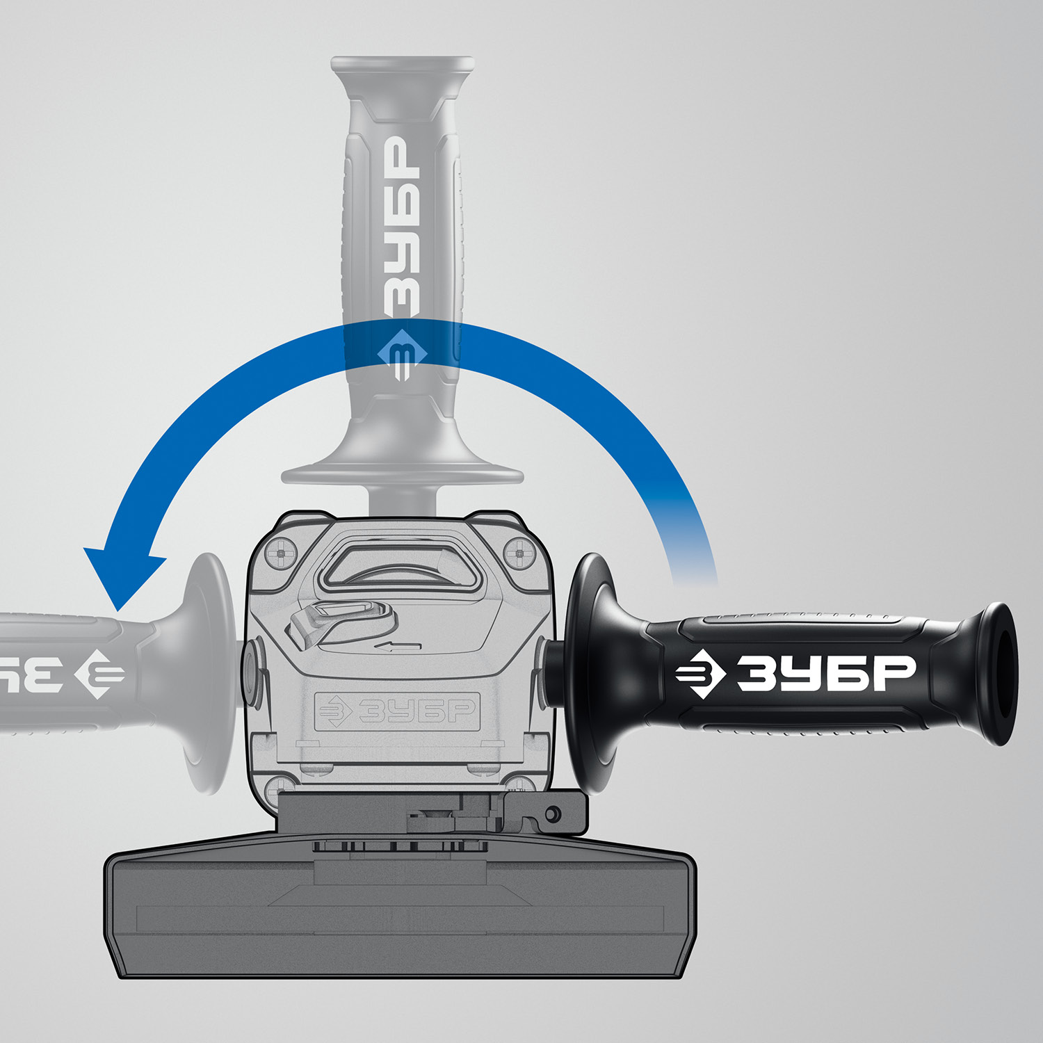 ЗУБР 1900 Вт, d125 мм, УШМ, регулировка оборотов, Профессионал (УШМ-П125-1900 ЭПСТ) — фото 11
