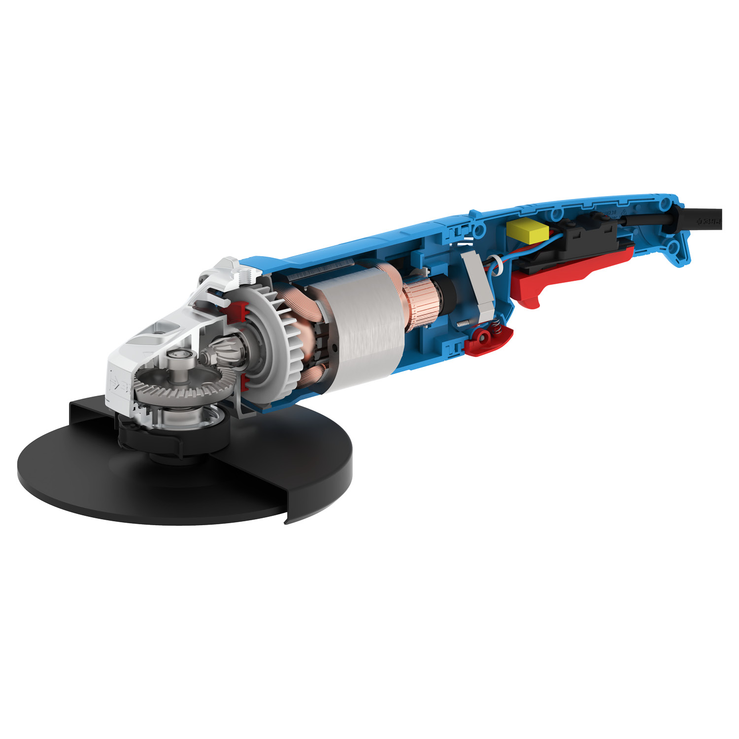 ЗУБР 2000 Вт, d180 мм, УШМ, Профессионал (УШМ-П180-2000 п) — фото 11