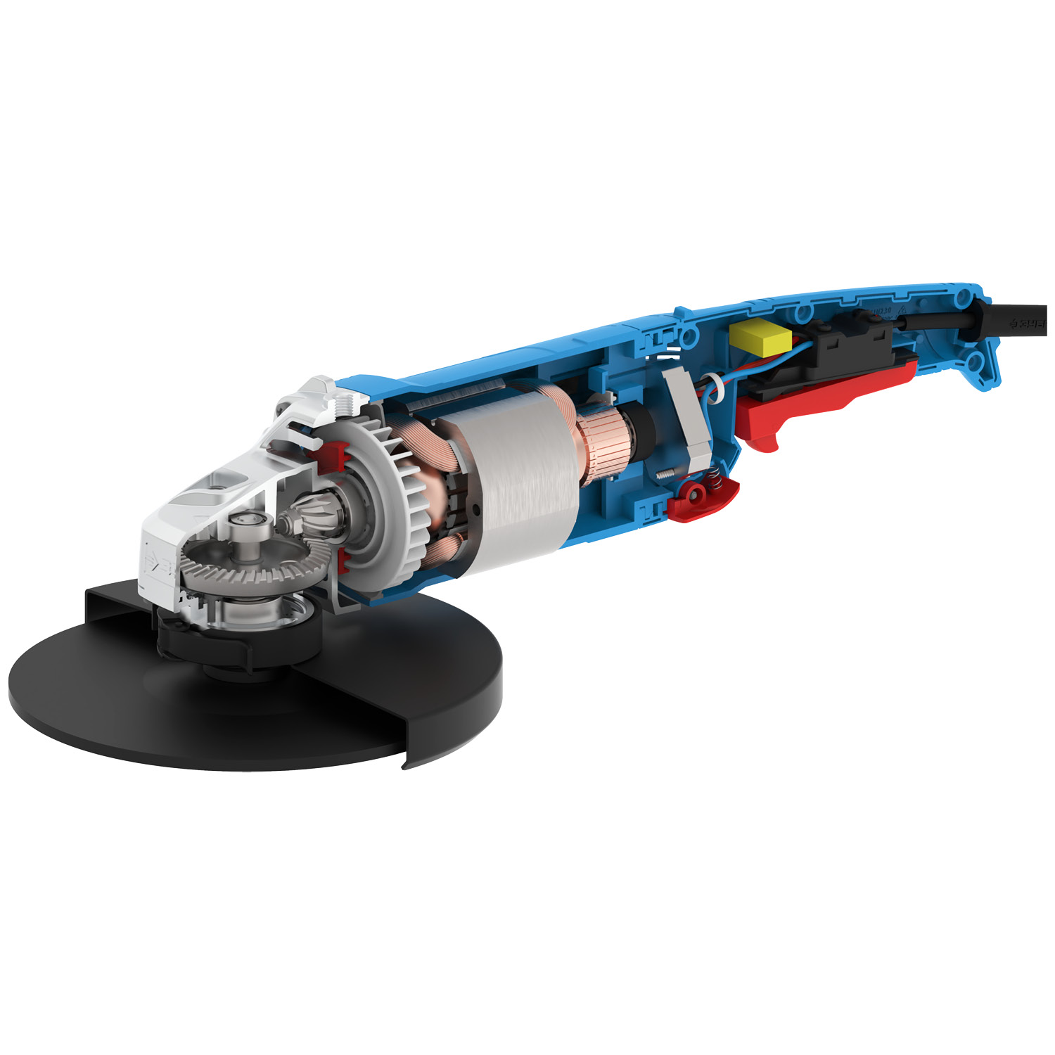 ЗУБР 2000 Вт, d230 мм, УШМ, Профессионал (УШМ-П230-2000 П) — фото 11