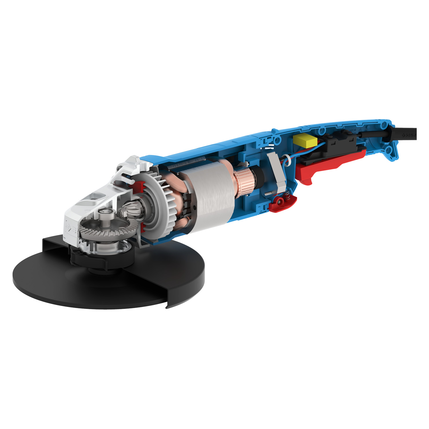 ЗУБР 2200 Вт, d230 мм, УШМ, Профессионал (УШМ-П230-2200 П) — фото 11