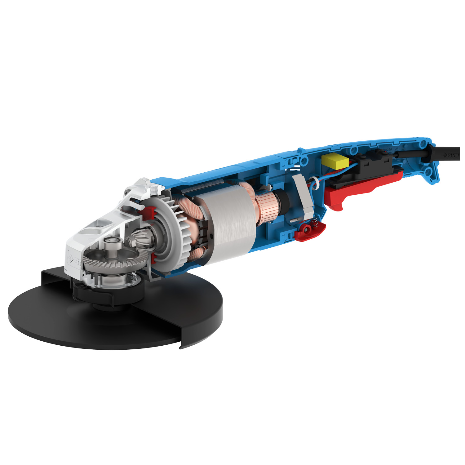 ЗУБР 2700 Вт, d230 мм, УШМ, АВТ защита, фланец ″МИГ″, Профессионал (УШМ-П230-2700 ПВСТ) — фото 8