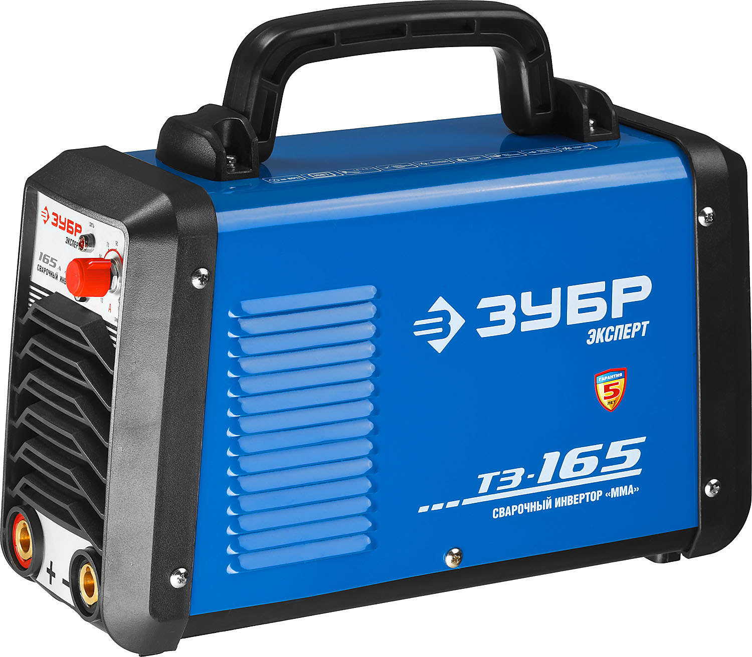 ЗУБР ММА, 165 А, MMA/TIG LIFT, сварочный аппарат инверторный, макс. электрод Ø 4.0 мм, Профессионал (ЗАС-Т3-165) — фото 2