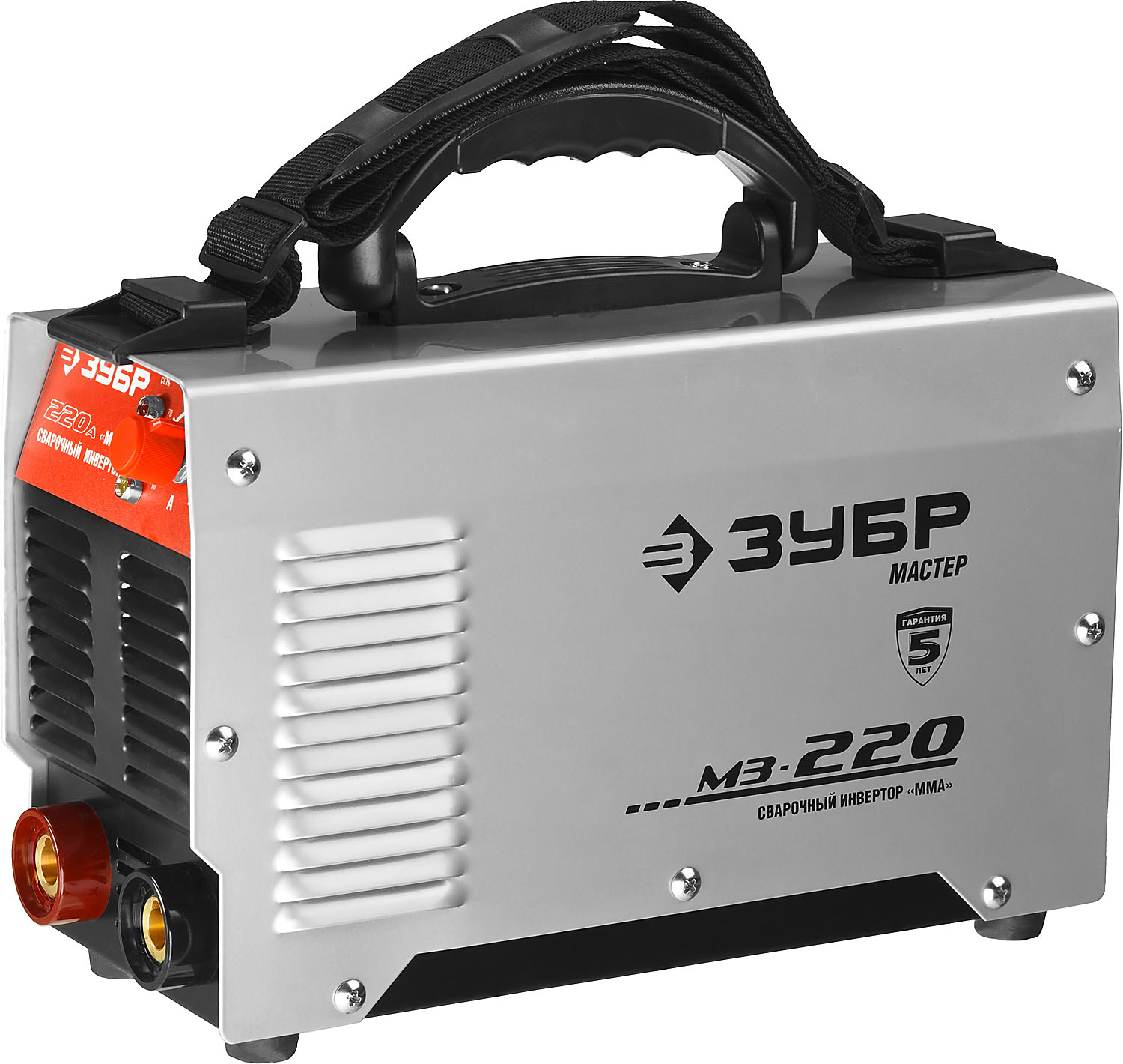 ЗУБР ММА, 220 А, MMA, сварочный аппарат инверторный, макс. электрод Ø 5.0 мм (ЗАС-М3-220) — фото 2