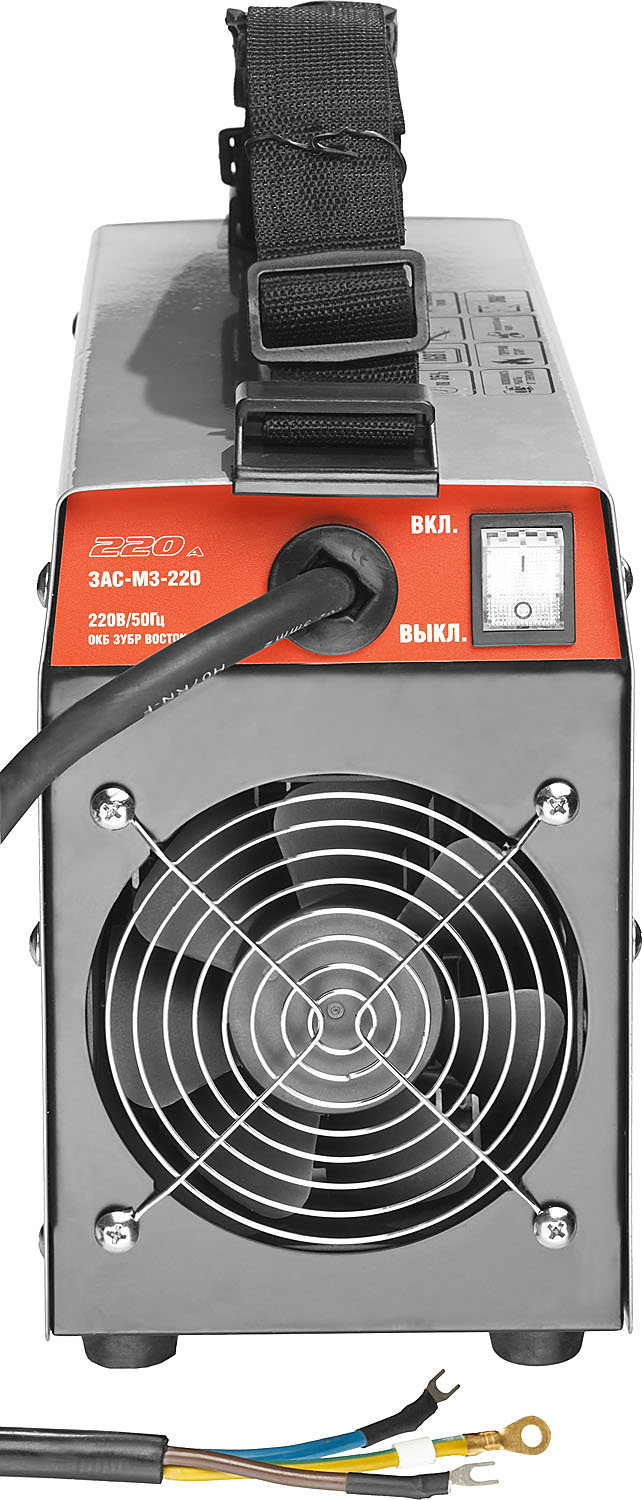 ЗУБР ММА, 220 А, MMA, сварочный аппарат инверторный, макс. электрод Ø 5.0 мм (ЗАС-М3-220) — фото 4