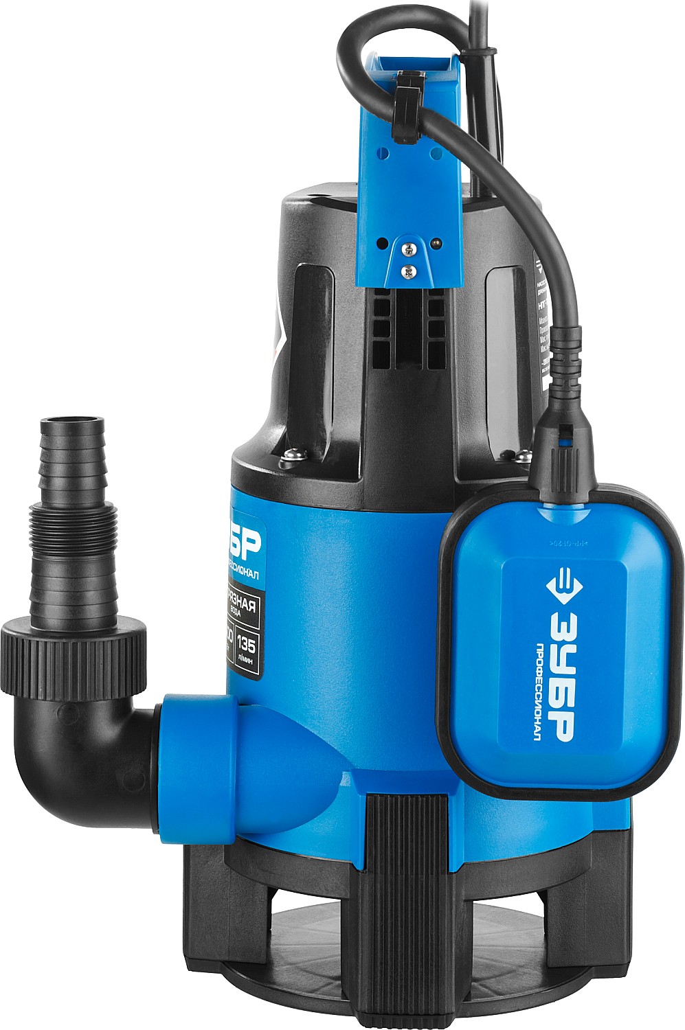 ЗУБР 400 Вт, дренажный насос для грязной воды, Профессионал (НПГ-Т3-400) — фото 5