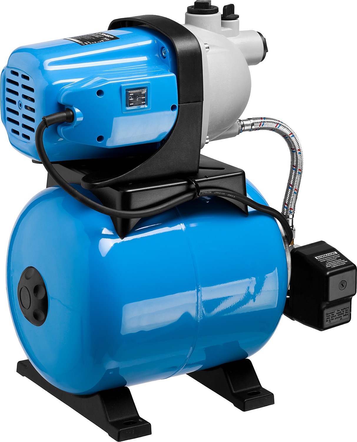 ЗУБР 800 Вт, бак 20 л, автоматическая насосная станция (НАС-М3-800) — фото 4