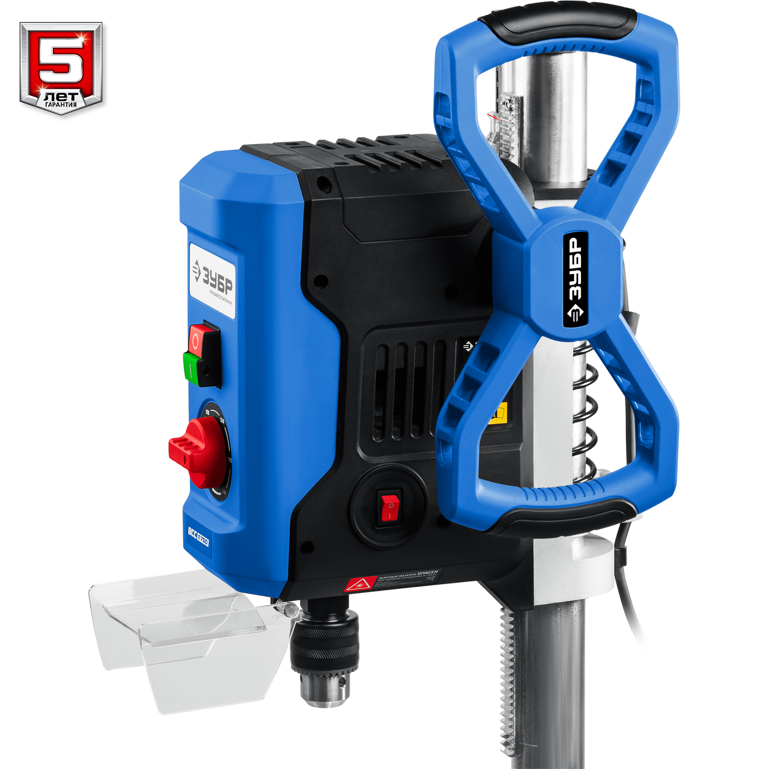 ЗУБР 750 Вт, 13 мм, вертикально - сверлильный станок, Профессионал (ВСС-П750) — фото 8