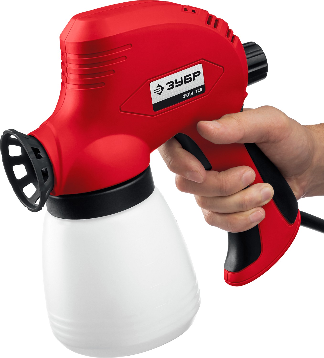 ЗУБР 120 Вт, краскопульт электрический, безвоздушный (ЗКПЭ-120) — фото 6