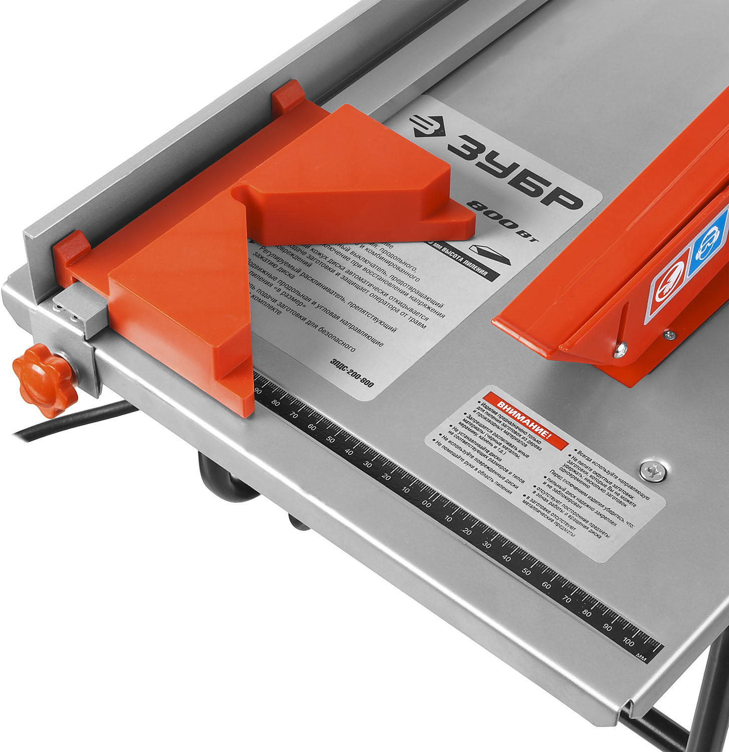 ЗУБР d 200 мм, 800 Вт, настольный распиловочный станок (ЗПДС-200-800) — фото 6